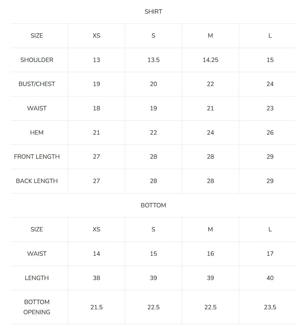 Size Guide