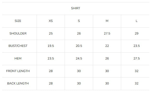 Size Guide