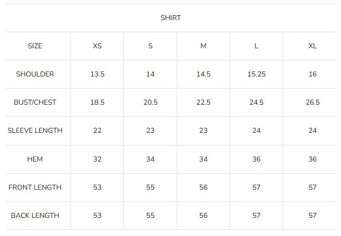 Size Guide