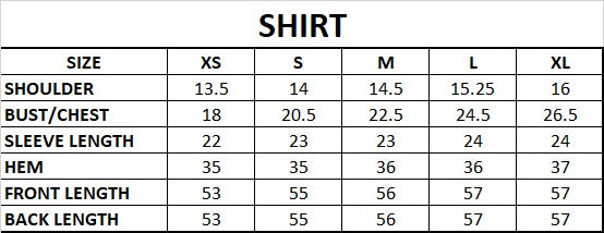 Size Guide