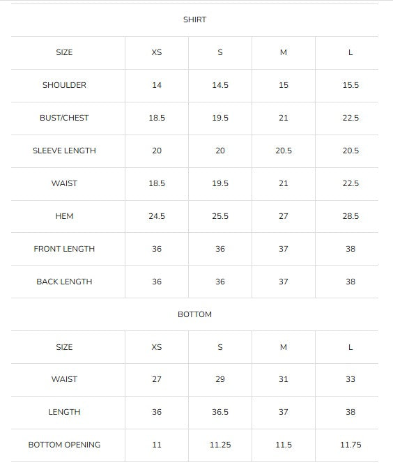 Size Guide