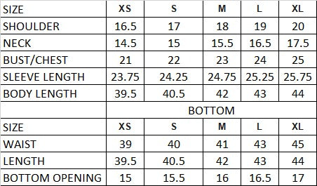 Size Guide