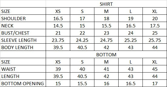 Size Guide