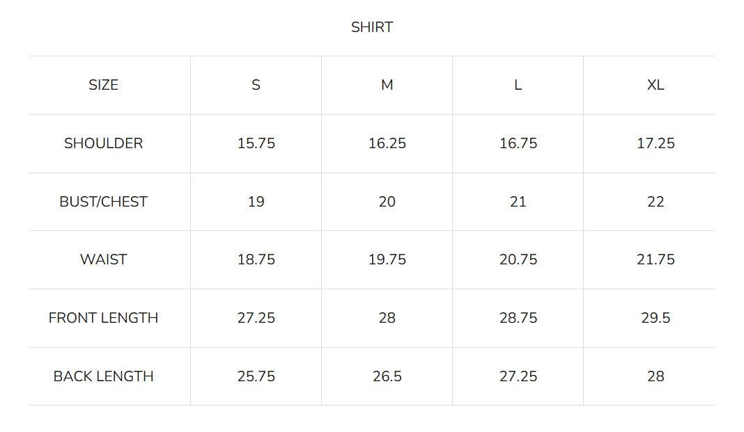 Size Guide