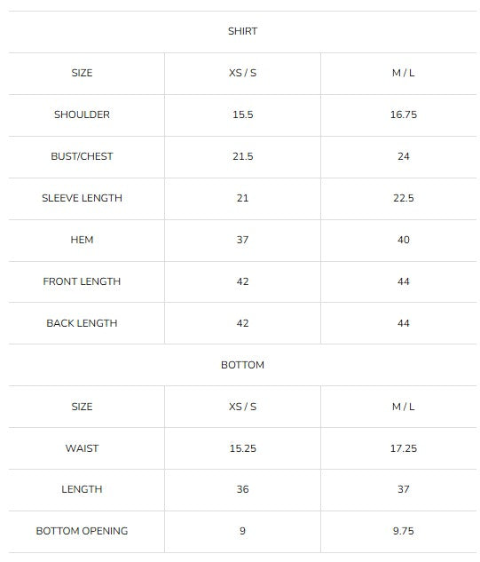 Size Guide