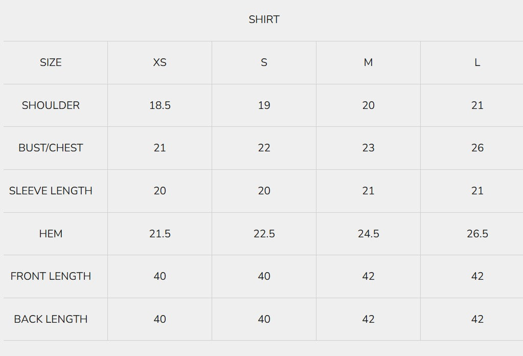 Size Guide