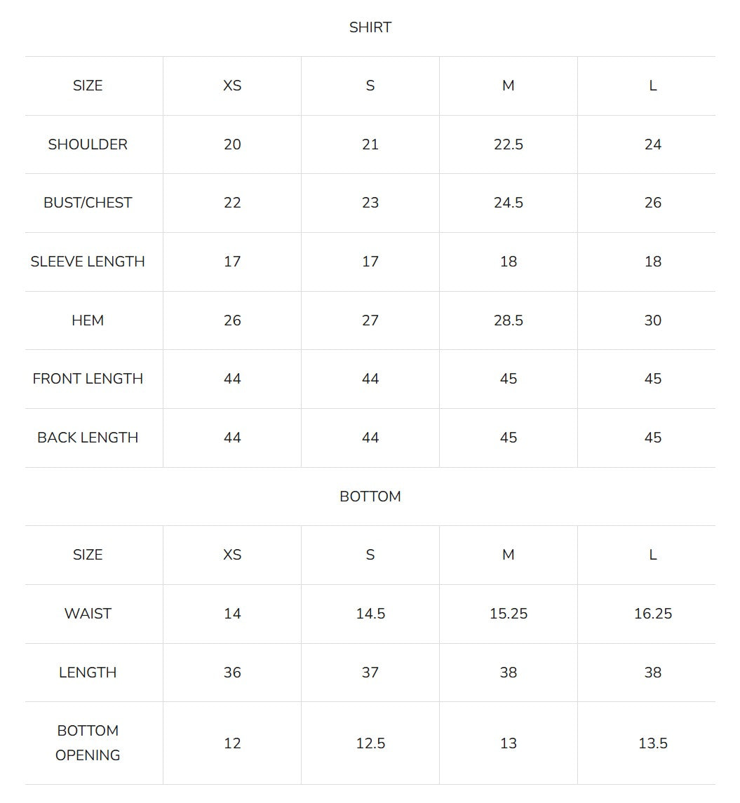 Size Guide