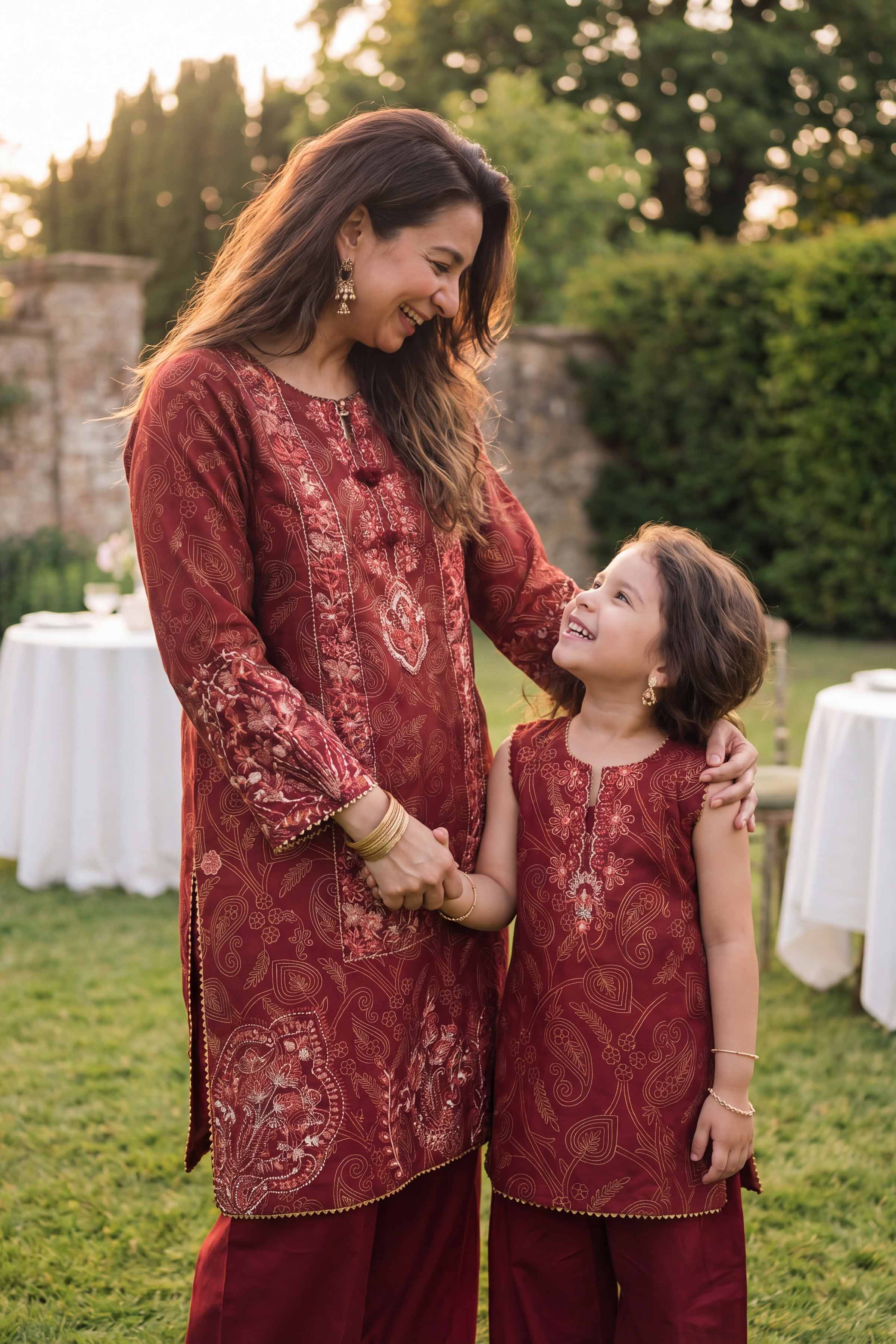 2 Piece - Printed Embroidered Suit - PMD26-01 D – Nishat Bangladesh