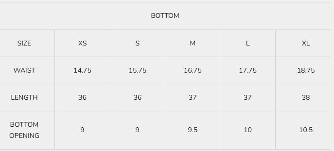 Size Guide