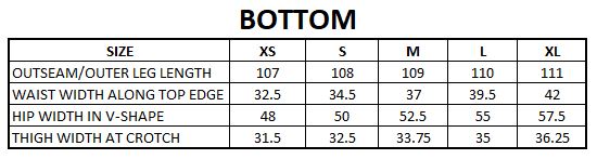 Size Guide