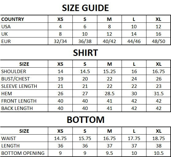 Size Guide