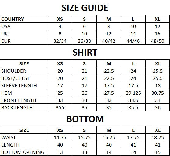 Size Guide