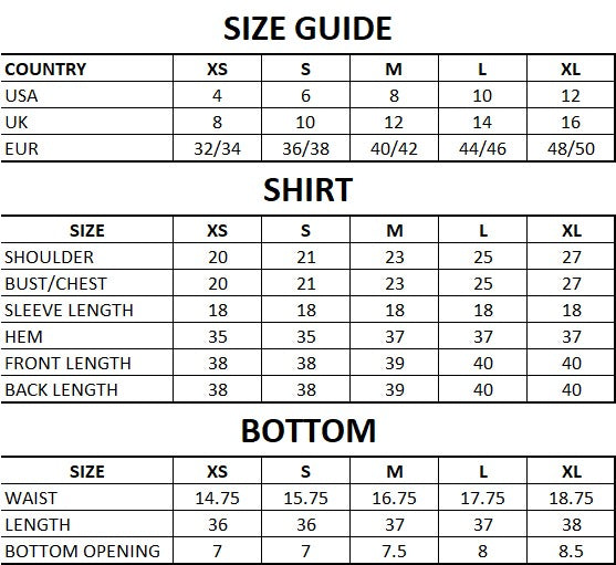 Size Guide