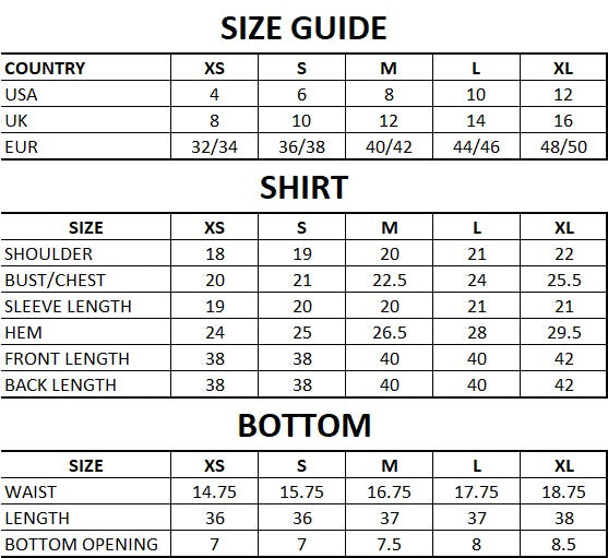 Size Guide