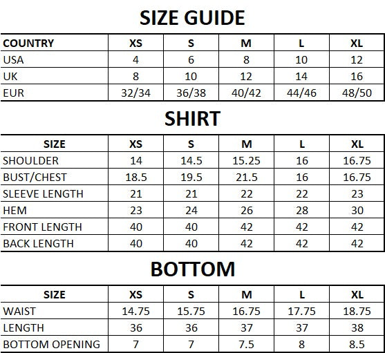 Size Guide