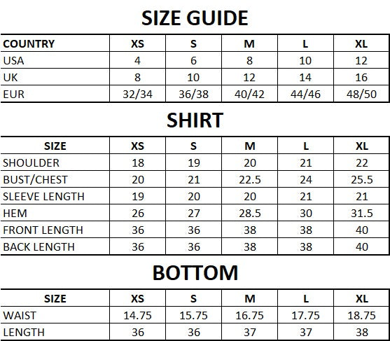 Size Guide