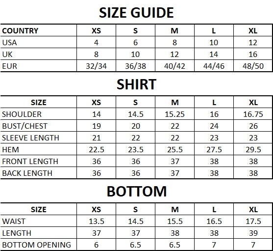 Size Guide