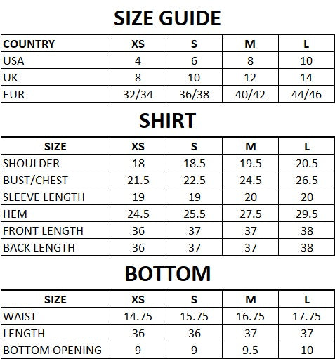 Size Guide