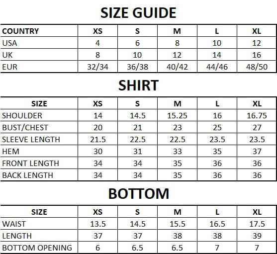 Size Guide