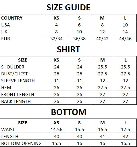 Size Guide