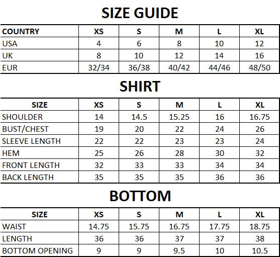 Size Guide