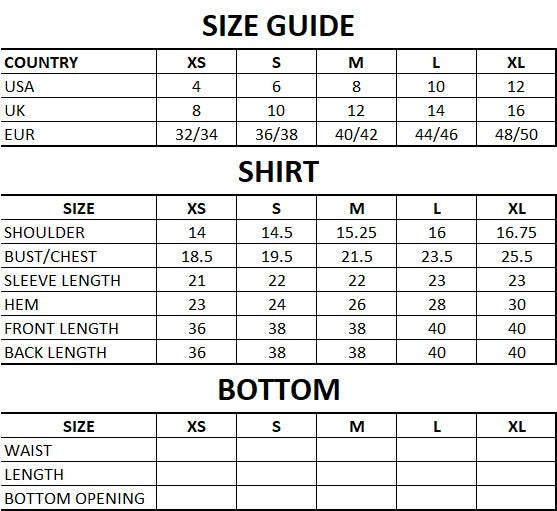 Size Guide