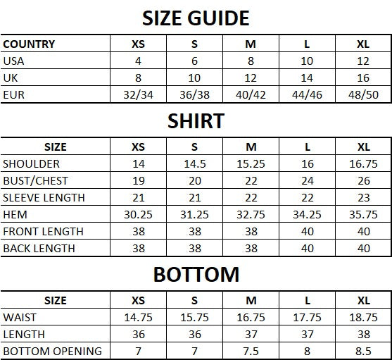Size Guide