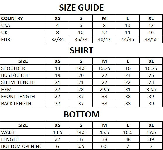 Size Guide