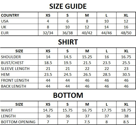 Size Guide