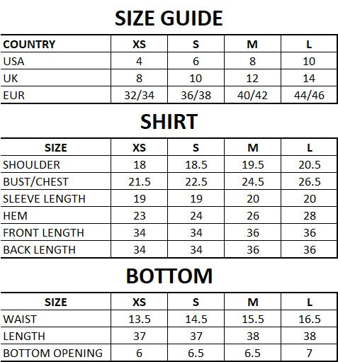 Size Guide