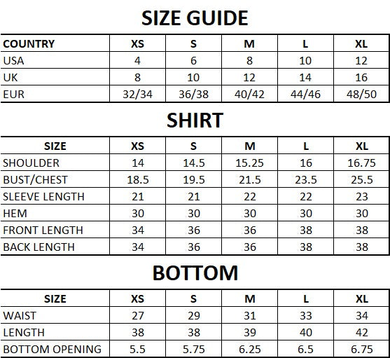 Size Guide