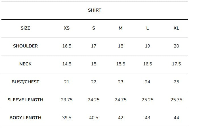 Size Guide