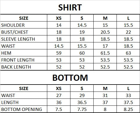 Size Guide