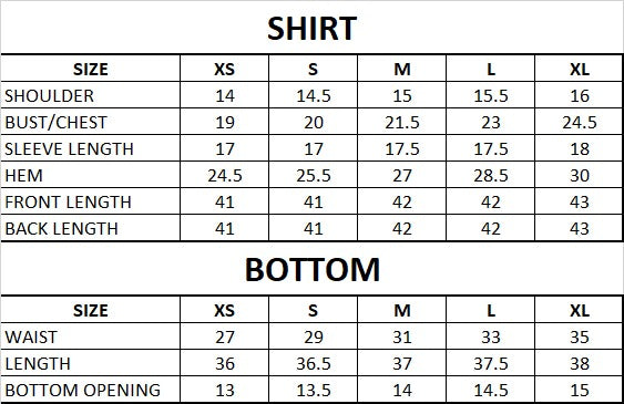 Size Guide