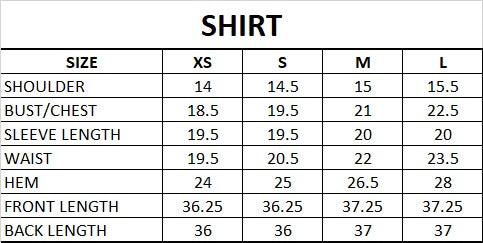 Size Guide