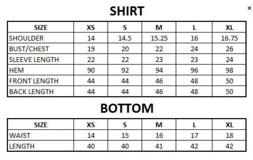 Size Guide
