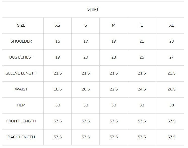 Size Guide