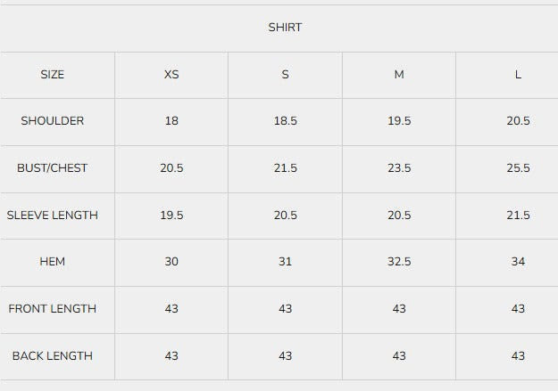 Size Guide