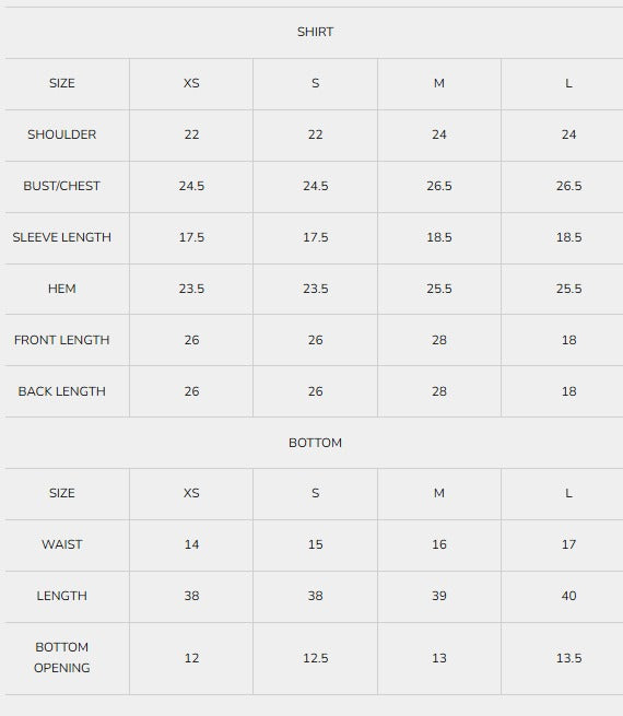 Size Guide