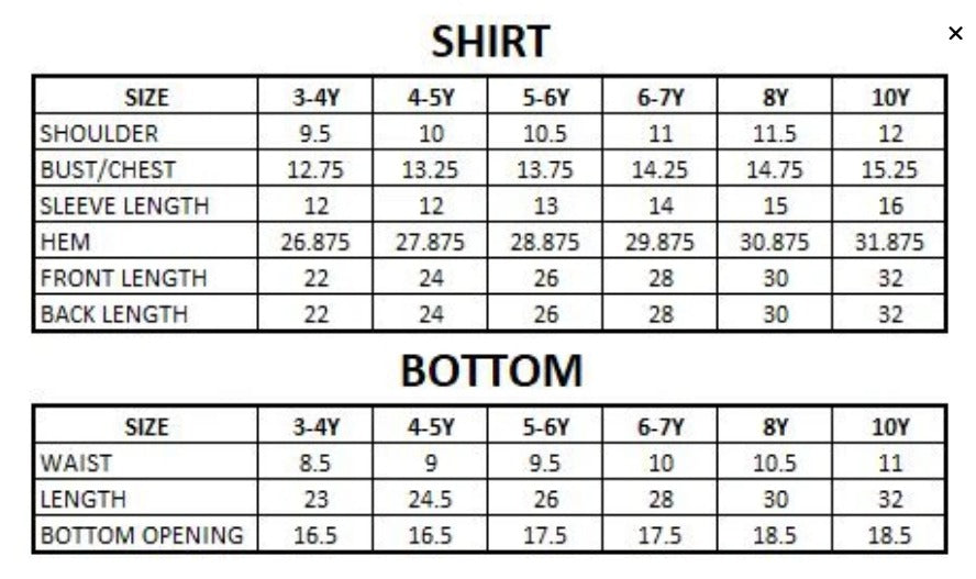 Size Guide