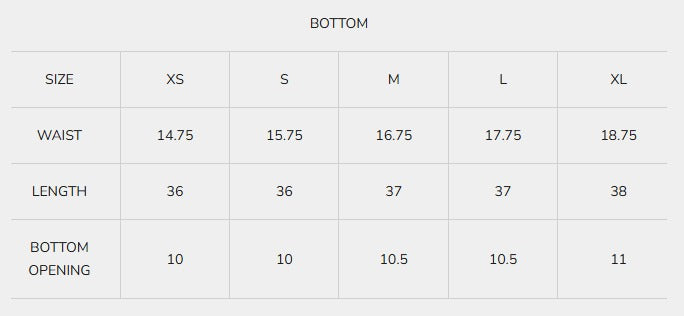 Size Guide