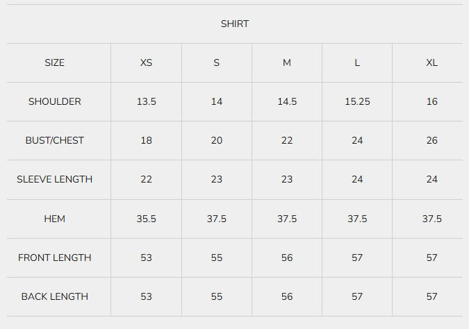 Size Guide