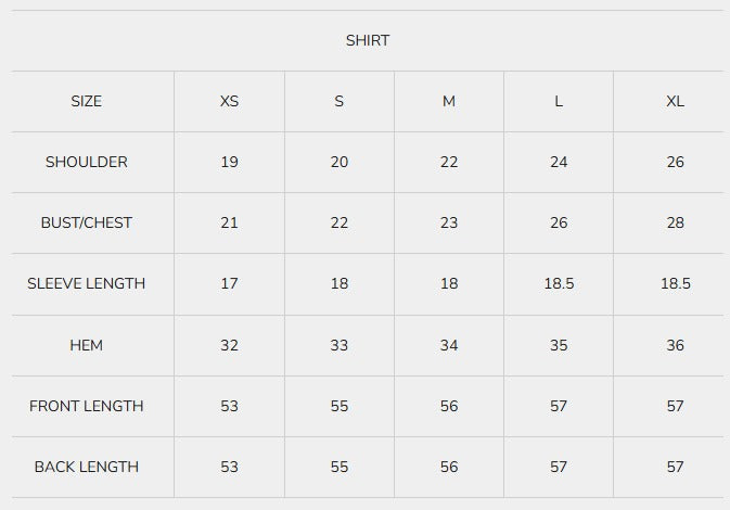 Size Guide