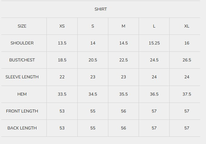 Size Guide