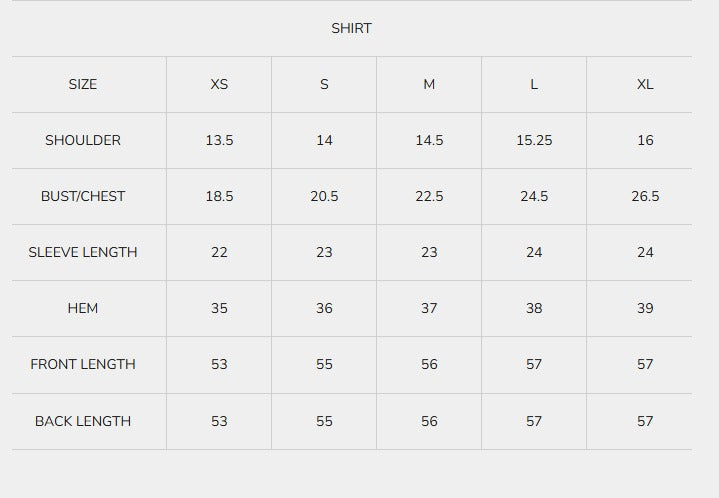 Size Guide