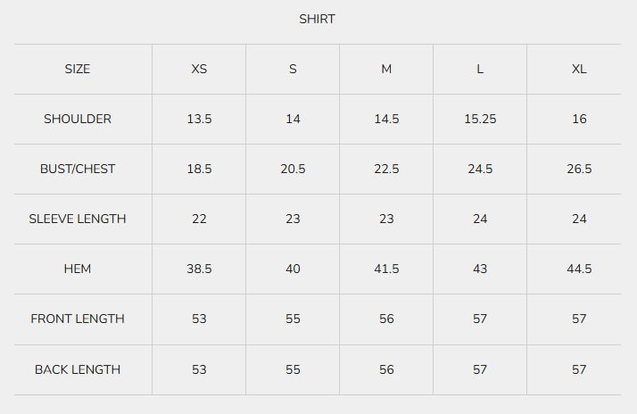 Size Guide