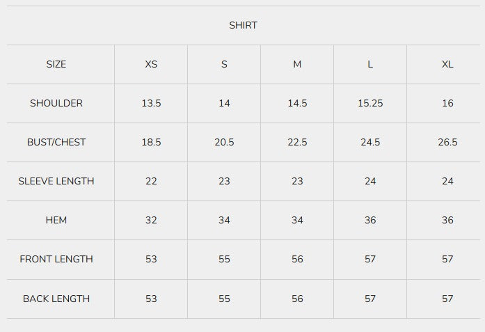 Size Guide