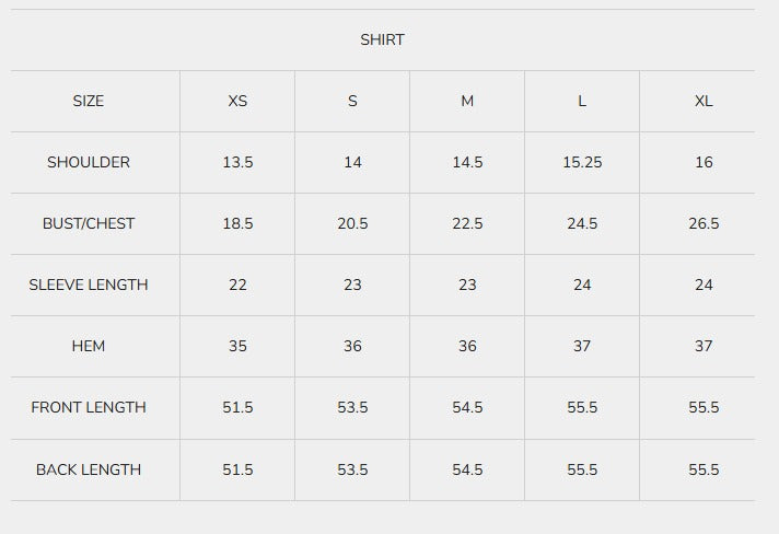 Size Guide