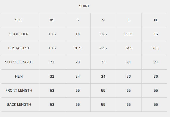 Size Guide