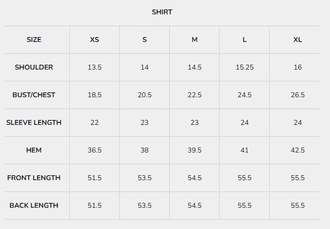 Size Guide